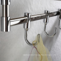 new design sample single bathroom towel bar and the bar parts with hooks